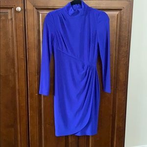 Cobalt Blue Ralph Lauren Turtleneck Dress
